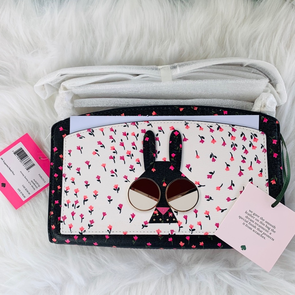 Kate ♠️ Spade Money Bunny East West Bag